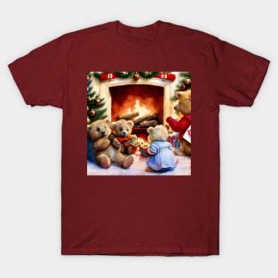 Teddy Bear Family Christmas T-Shirt